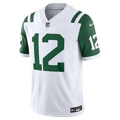 Men's Nike Joe Namath White New York Jets Classic Alternate Vapor F.U.S.E. Retired Player Limited Jersey