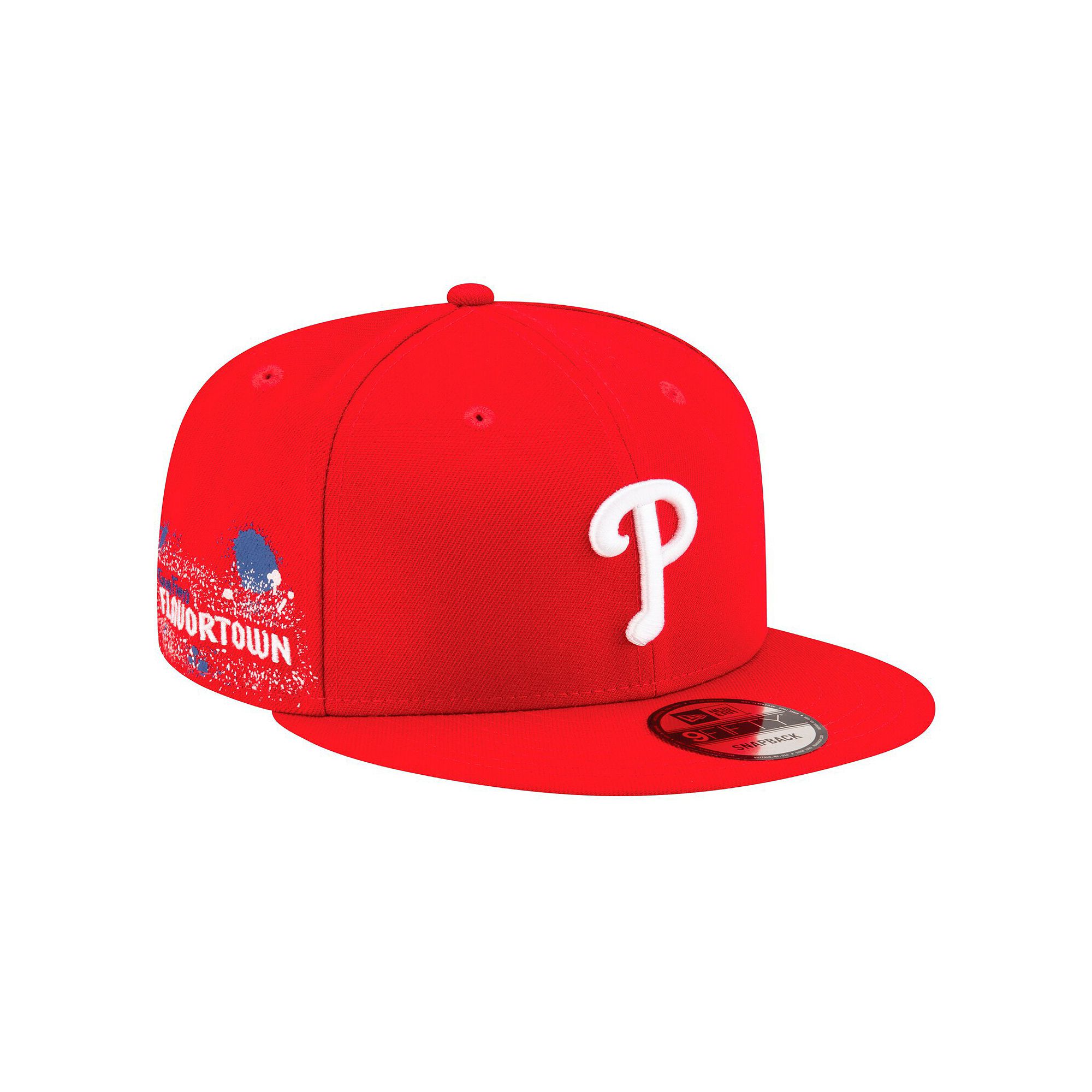 Mens MLB x Guy Fieri’s Flavortown Red Philadelphia Phillies 9FIFTY Snapb