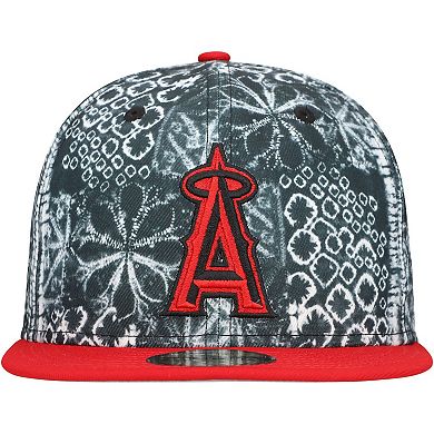 Men's New Era Black Los Angeles Angels Sands 59FIFTY Fitted Hat