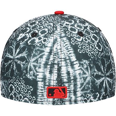 Men's New Era Black Los Angeles Angels Sands 59FIFTY Fitted Hat