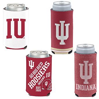 WinCraft Indiana Hoosiers 4-Pack 12oz. Can & Slim Can Cooler Set