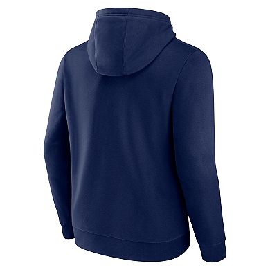 Men's Fanatics Navy Denver Broncos Pylon Outline Pullover Hoodie