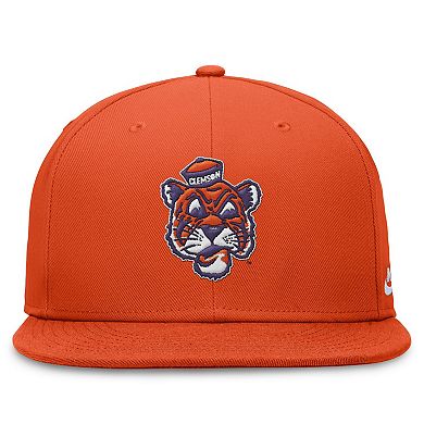 Men's Nike Orange Clemson Tigers Legacy True Fitted Hat