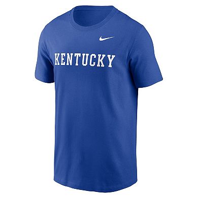 Men's Nike Royal Kentucky Wildcats Primetime Wordmark T-Shirt