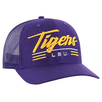 Men's '47 Purple LSU Tigers Garner Trucker Adjustable Hat