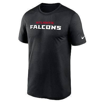 Men's Nike Black Atlanta Falcons Primetime Legend Wordmark Performance T-Shirt