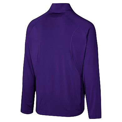 Men's Purple Minnesota Vikings Grind Iron Quarter-Zip Top