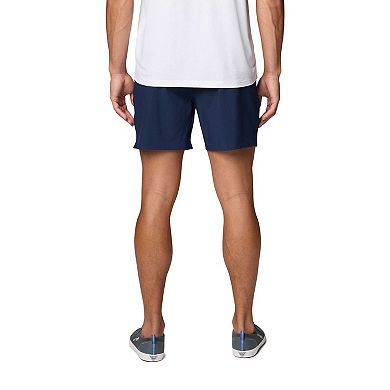Men's Columbia Navy Notre Dame Fighting Irish PFG Terminal Roamer Omni-Shade Stretch Shorts