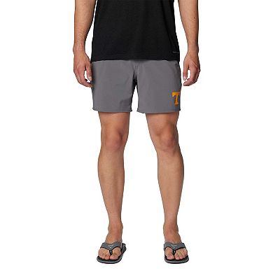 Men's Columbia Gray Tennessee Volunteers PFG Terminal Roamer Omni-Shade Stretch Shorts