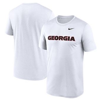 Men's Nike White Georgia Bulldogs Primetime Legend Wordmark T-Shirt
