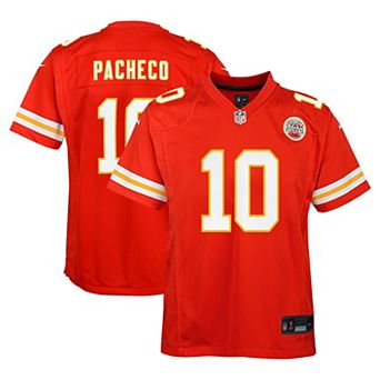 Youth Nike Isiah Pacheco Red Kansas City Chiefs Team Player Game Jersey