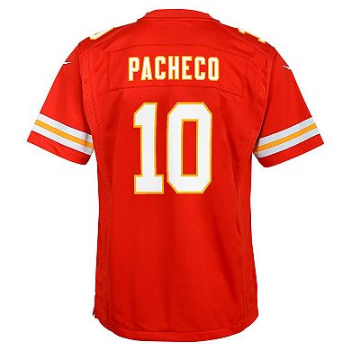 Youth Nike Isiah Pacheco Red Kansas City Chiefs Team Player Game Jersey