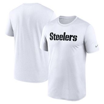 Men's Nike White Pittsburgh Steelers Primetime Legend Wordmark Dri-FIT T-Shirt