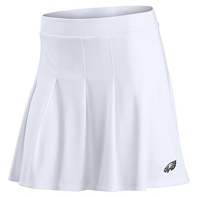 Women's Fanatics White Philadelphia Eagles Primary Logo Tennis Skort