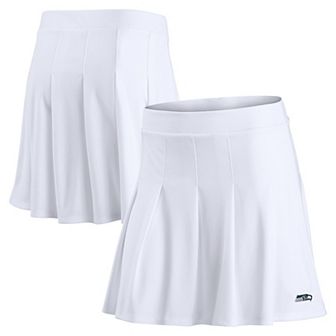Women's Fanatics White Seattle Seahawks Primary Logo Tennis Skort