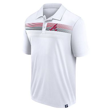 Men's Fanatics White Atlanta Braves Victory For Us Interlock Polo