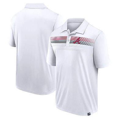 Men's Fanatics White Atlanta Braves Victory For Us Interlock Polo