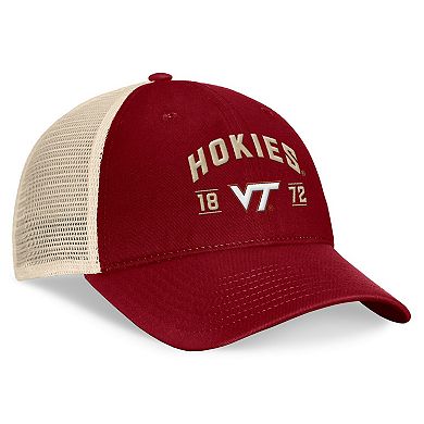 Men's Top of the World Maroon Virginia Tech Hokies Heritage Waylon Trucker Adjustable Hat