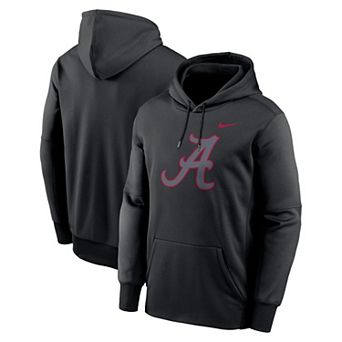 Men's Nike Black Alabama Crimson Tide Color Pop Performance Fleece Pullover Hoodie