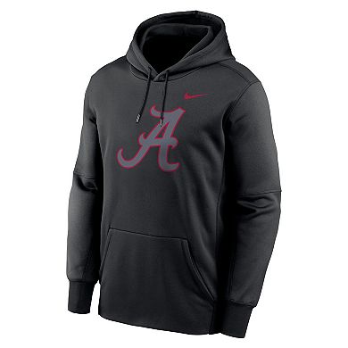 Men's Nike Black Alabama Crimson Tide Color Pop Performance Fleece Pullover Hoodie
