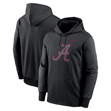 Men's Nike Black Alabama Crimson Tide Color Pop Performance Fleece Pullover Hoodie