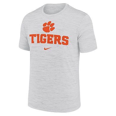Men's Nike White Clemson Tigers Primetime Velocity T-Shirt