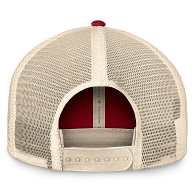 Men's Top of the World Crimson Washington State Cougars Heritage Waylon Trucker Adjustable Hat