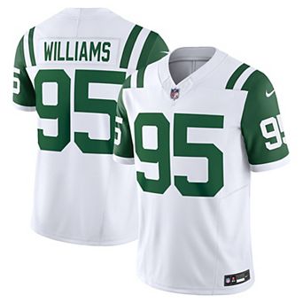 Men's Nike Quinnen Williams White New York Jets Classic Alternate Vapor F.U.S.E. Limited Jersey