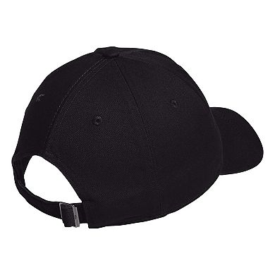 Men's adidas Black Kansas Jayhawks Locker Room Logo Slouch Adjustable Hat
