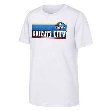 Youth White Sporting Kansas City 2024 Jersey Hook T-Shirt