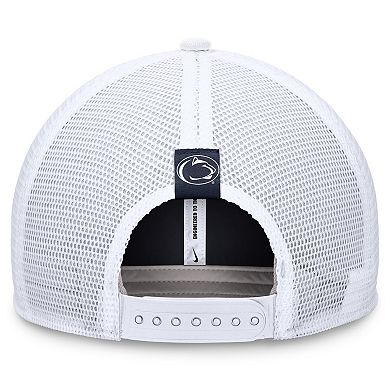 Men's Nike Gray/White Penn State Nittany Lions Local Rise Trucker Adjustable Hat