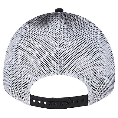 Men's New Era Black Chicago White Sox Team Slick Trucker 9TWENTY Adjustable Hat