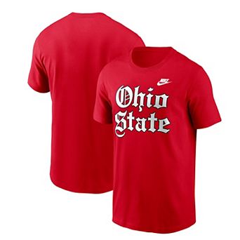 Men's Nike Scarlet Ohio State Buckeyes Old English T-Shirt