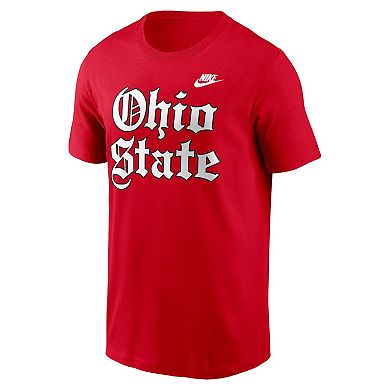 Men's Nike Scarlet Ohio State Buckeyes Old English T-Shirt