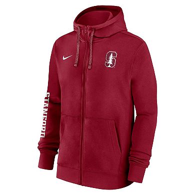 Men's Nike Cardinal Stanford Cardinal 2024 Sideline Full-Zip Hoodie