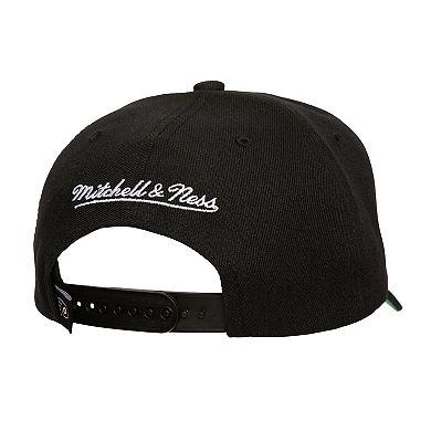 Men's Mitchell & Ness Black Philadelphia Flyers Soul Strike Neon Logo Pro Crown Adjustable Hat