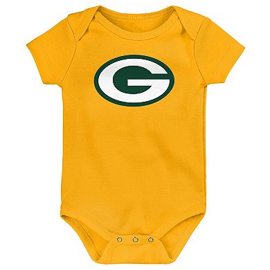 Newborn & Infant Green Bay Packers Team Starter 3-Pack Bodysuit Set