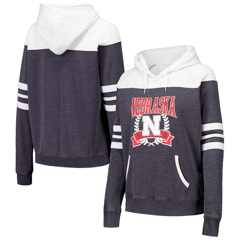 Navy Striped Raglan Hoodie
