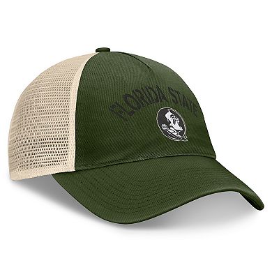 Men's Top of the World Hunter Green Florida State Seminoles OHT Military Appreciation Glory Trucker Adjustable Hat