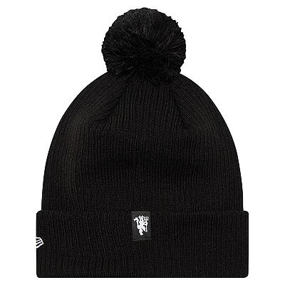 Men's New Era Black Manchester United Stitch Patch Cuffed