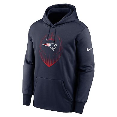 Men's Nike Navy New England Patriots Icon Performance Pullover Hoodie