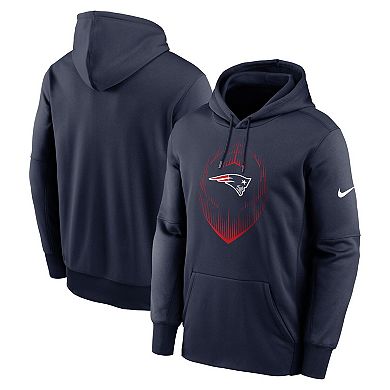 Men's Nike Navy New England Patriots Icon Performance Pullover Hoodie