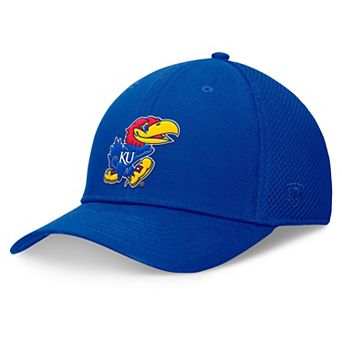 Men's Top of the World Royal Kansas Jayhawks Spacer Flex Hat