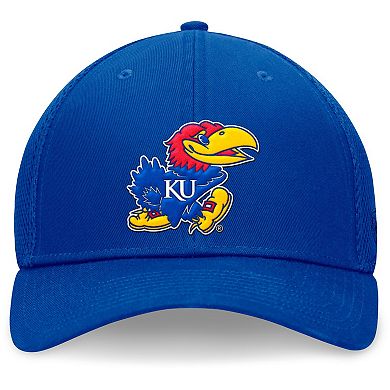 Men's Top of the World Royal Kansas Jayhawks Spacer Flex Hat