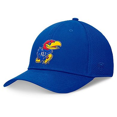 Men's Top of the World Royal Kansas Jayhawks Spacer Flex Hat