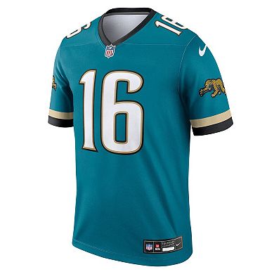 Men's Nike Trevor Lawrence Teal Jacksonville Jaguars Alternate Legend Player Performance Top