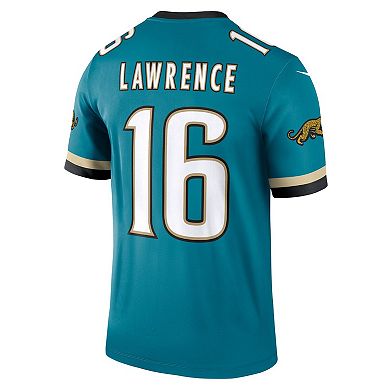 Men's Nike Trevor Lawrence Teal Jacksonville Jaguars Prowler Throwback ...