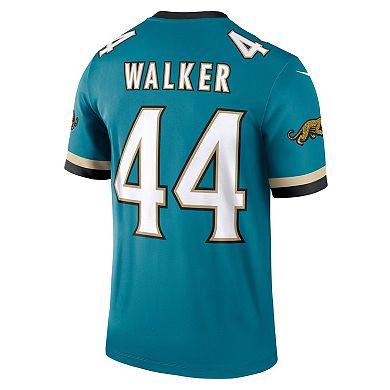 Men's Nike Travon Walker Teal Jacksonville Jaguars Alternate Legend Player Performance Top