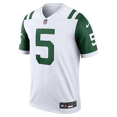 Men's Nike Garrett Wilson White New York Jets Alternate Legend Player Performance Top