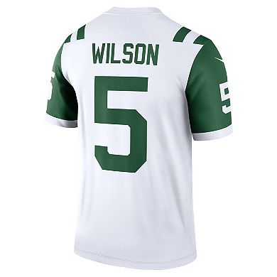 Men's Nike Garrett Wilson White New York Jets Alternate Legend Player Performance Top
